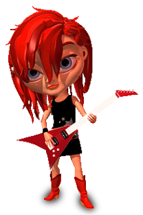 First render of Little Miss Rocker.