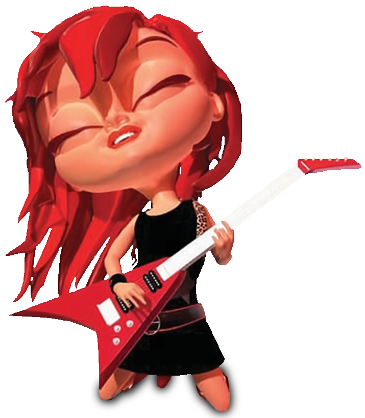 Second render of Little Miss Rocker.